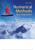 TEST BANK FOR NUMERICAL METHODS FOR ENGINEERS 7TH EDITION BY STEVEN C. CHAPRA RAYMOND  P. CANALE