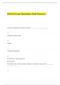 DASA Exam Questions And Answers.