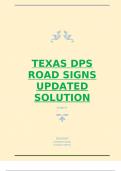 Texas DPS Road Signs updated solution