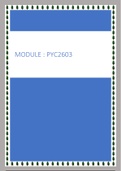 PYC2603 Exam Pack 2011-2017