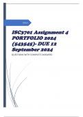 ISC3701 Assignment 4 PORTFOLIO 2024 (543545)- DUE 12 September 2024