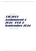 CIC2601 Assignment 4 2024 - DUE 2 September 2024