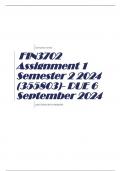 FIN3702 Assignment 1 Semester 2 2024 (355803)- DUE 6 September 2024