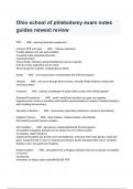 Ohio school of phlebotomy exam notes guides newest review