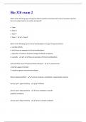 Bio 320 exam 2 Questions and Answers 100% Verified