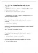 LRA 215 Ch4: Review Questions with Correct Answers