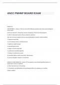 ANCC PMHNP BOARD EXAM QUESTUIONS AND ANSWRERS