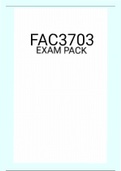 FAC3703 EXAM PACK