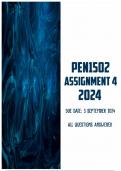 PEN1502 Assignment 4 2024 | Due 3 September 2024