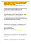 NUR1306 TEST #2 QUESTIONS NEUROLOGY ALL ANSWERS CORRECT VERIFIED A COMPLETE SOLUTION THAT COVERS 2024/2025 BEST RATED TO SCORE A+ FOR SUCCESS