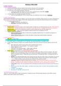 Nova Southeastern University - NURSING 4110 Medsurg 2 FINAL EXAM Study Guide.