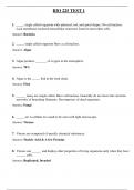 BIO 225 Exam (98 most important Questions with Answers)