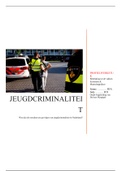 Profielwerkstuk HAVO Het  Jeugdcriminaliteit in Nederland