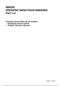 Samenvatting minor Pediatric infectious diseases part 1&2