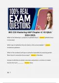 BIO 210 Mastering A&P Chapter 4/ 45 Q&A/ 2024-2025.