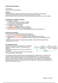 Summary Pharmaceutical Analysis and Instrumental Analysis 