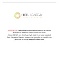 TEFL 2021 Assignment B: ALL PARTS