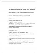 ATI Endocrine Questions and Answers Latest Update 2024