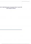 WGU C844 Performance Assesment Task 1 Latest 2024 with complete solution