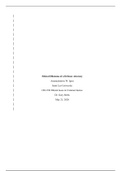 CRITIQUE OF WRITTTEN ASSIGNMENT 3.docx    Ethical Dilemma of a Defense Attorney  Amarachukwu W. Igwe  Saint Leo University  CRJ-530 Ethical Issue in Criminal Justice  Dr. Gary Metts  43972    Abstract  As a defense attorney, their role is to advocate for 