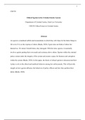 Ethical Egoism in the Criminal Justice System week 7.docx  CRJ530  Ethical Egoism in the Criminal Justice System  Department of Criminal Justice, Saint Leo University  CRJ530: Ethical Issues in Criminal Justice  Abstract  An egoist is considered selfish a