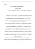 Week 5 Current Legal Issues In Nursing issues.docx  NSG/426                                     Week 5 Current Issues In Nursing              University of Phoenix                NSG/426: Integrity In Practice: Ethic and Legal Considerations          With