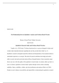 WK6Assgn extension     6301.docx    SOCW-6301  The Relationship between Qualitative Analysis and Evidence-Based Practice  Master of Social Work, Walden University  SOCW-6301  Qualitative Research Study and Evidence-Based Practices  Yegidis et al., (2019) 