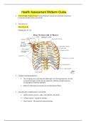 NURSING 203 - Health Assessment Midterm complete guide.