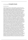 ACC 482 Final Project Intangible Assets  ACC 482 Final Project Intangible Assets  ACC 482 Final Project   Intangible assets are acquired by a merger/consolidation or developed internally. When a merger or consolidation of a two or more businesses; intangi