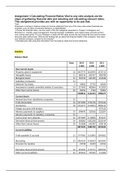 Assignment 3 Calculating Financial Ratios Vital to any ratio analysis Download a company’s balance   Assignment 3 Calculating Financial Ratios Vital to any ratio analysis are the steps of gathering financial data and selecting and calculating relevant rat