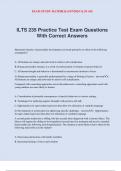 ILTS 235 Practice Test Exam Questions With Correct Answers