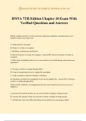 IFSTA 7TH Edition Chapter 10 Exam With Verified Questions and Answers