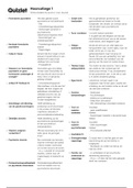 Quizlet Samenvatting van Hoorcolleges, Artikelen & Boek Inleiding Forensische Psychiatrie en Psychologie 2020-2021