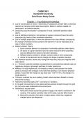 General Chemistry Final Exam Study Guide