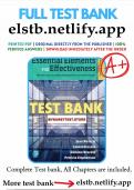 Test Bank for Essential Elements for Effectiveness for Miami Dade College 7th Edition Abascal