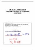 ATI TEAS 7 Math Exam: Essential Calculations and Strategies for 2024/2025 Success