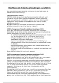 Samenvatting Arbeidsverhoudingen