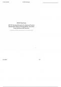 NR599 Final Exam NR 599 Nursing Informatics for Advanced Practice- Chamberlain College of Nursing  MCQs, True False, Essay Questions with Answers  Complete solutions and resources for the course exam