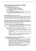 Samenvatting Internationaal and European Law (OE34a) Leerjaar 2