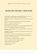 Hondros Nur 205 Exam 1 Study Guide.