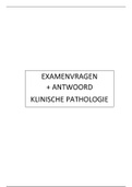 Examenvragen Klinische Pathologie