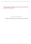 WGU Managing in a Global Business Environment Study Guide Final FVC1 V4 and D080 V3,100% CORRECT