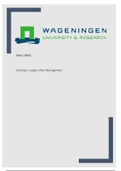 Summary Supply Chain Management: Pearson New International Edition, ISBN: 9781292022192 Supply Chain Management (BMO24806)