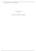 BUS 250 Week 1 Case Study Corporate Social Responsibility Reputation.docx    Case Study: Microsoft  Ta  BUS 250: Corporate and Social Responsibility    Case Study: Microsoft  Socially responsible companies use their position and resources for something mo