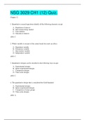 NSG 3029 CH1 (12) Quiz.| GRADED A