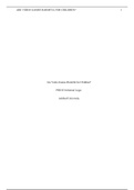 PHI03 W1 Assignment Are Video Games Harmful for Childreni.docx    Are Video Games Harmful for Children?  PHI103 Informal Logic  Ashford University    Its been in question for many years now whether or not video games are harmful for children. The American