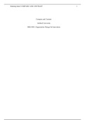 ORG 8801 Week 2 Assignment.docx    Compare and Contrast  Ashford University   ORG 8801: Organization Design for Innovation  Compare and Contrast  In the business world, the business needs to have a plan. That plan is formulated through strategic planning.