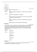 PSY 2220 Test 1 Questions and Answers