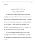 M5Assng  NURS6501C .doc  NURS 6501  Case Study Analysis: Migraine  Master of Science in Nursing, Walden University  NURS 6501: Advanced Pathophysiology  Case Study Analysis: Migraine  The purpose of this paper is to discuss a case study scenario involving