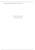 C351 Final Papen revision 1.docx    Professional Presence and Influence  Western Governors University    Professional Presence and Influence  Professional Presence  Western medicine has developed over the years adopting many new philosophies and practices